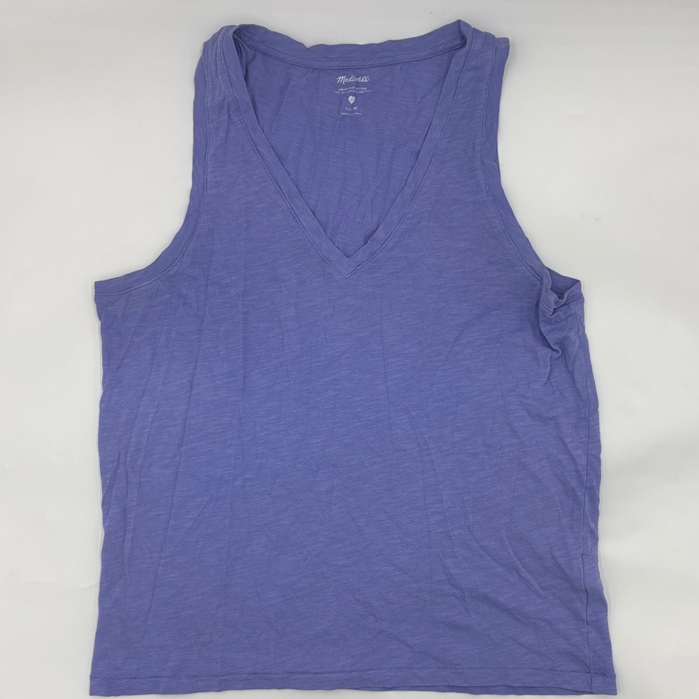 Madewell Whisper Cotton V-Neck Tank